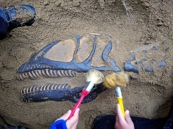 Dinosauři a trilobiti - další zajímavé dopoledne v naší školce